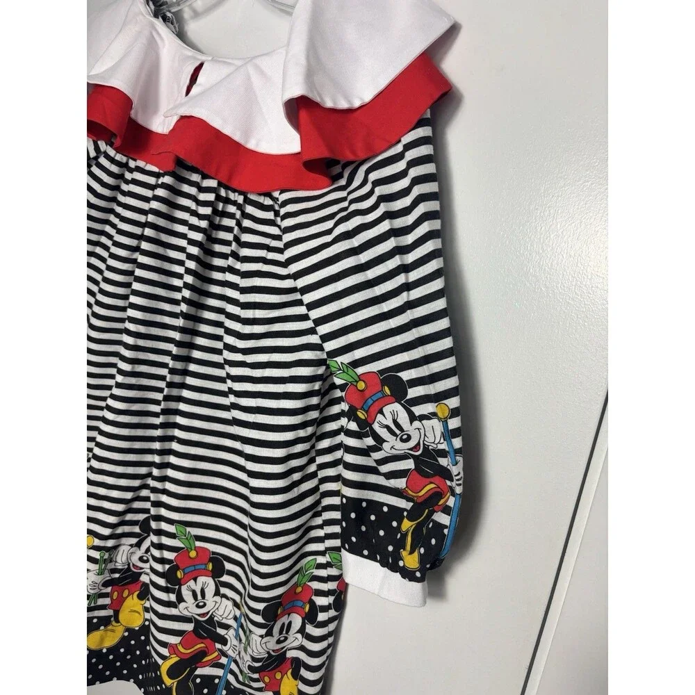 Rare Vintage Minnies Corner By Youngland Mickey Minnie Disney Girls Dress SZ 6X
